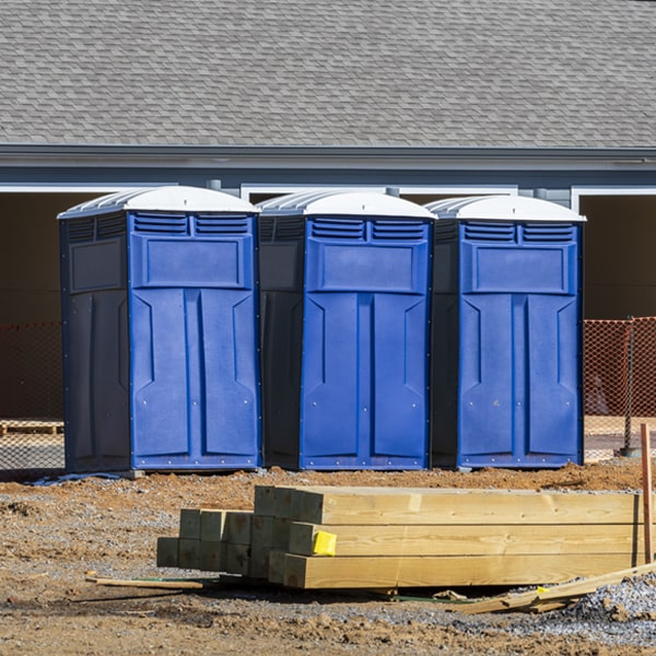 how do i determine the correct number of porta potties necessary for my event in Underhill Center